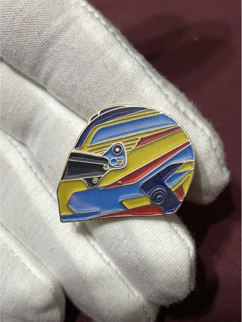Fernando Alonso 2023 Helmet Enamel Pin F1 Formula1
